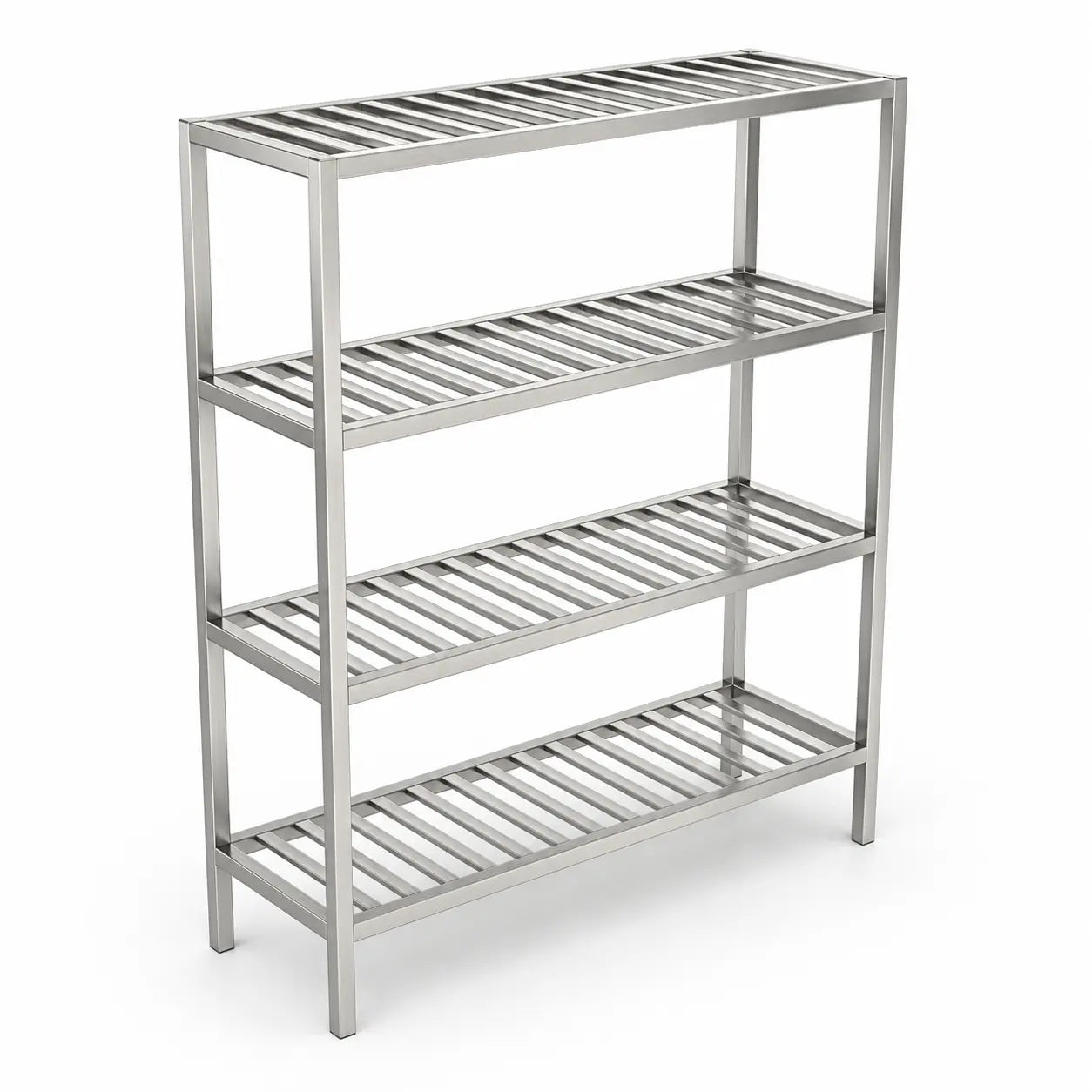 Open shelf stainless steel rack for fast storage