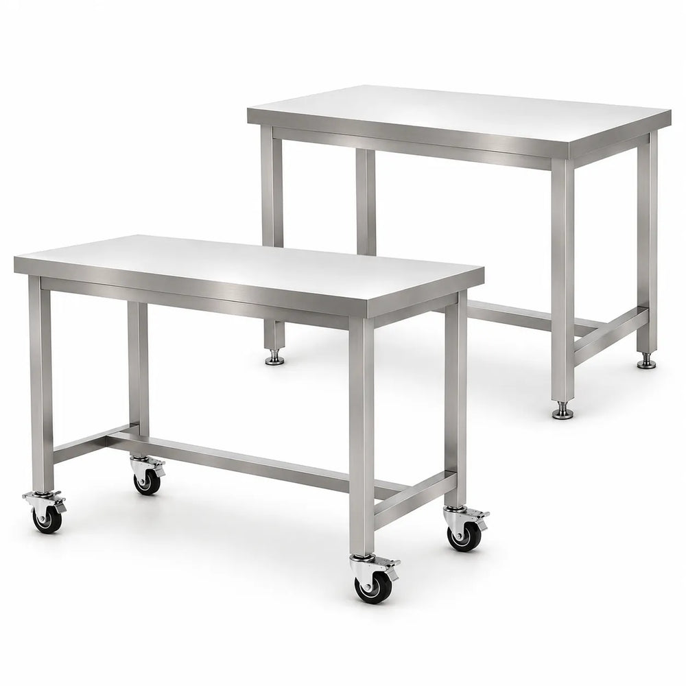 Cleanroom Stainless Steel Table and Mobile Worktable