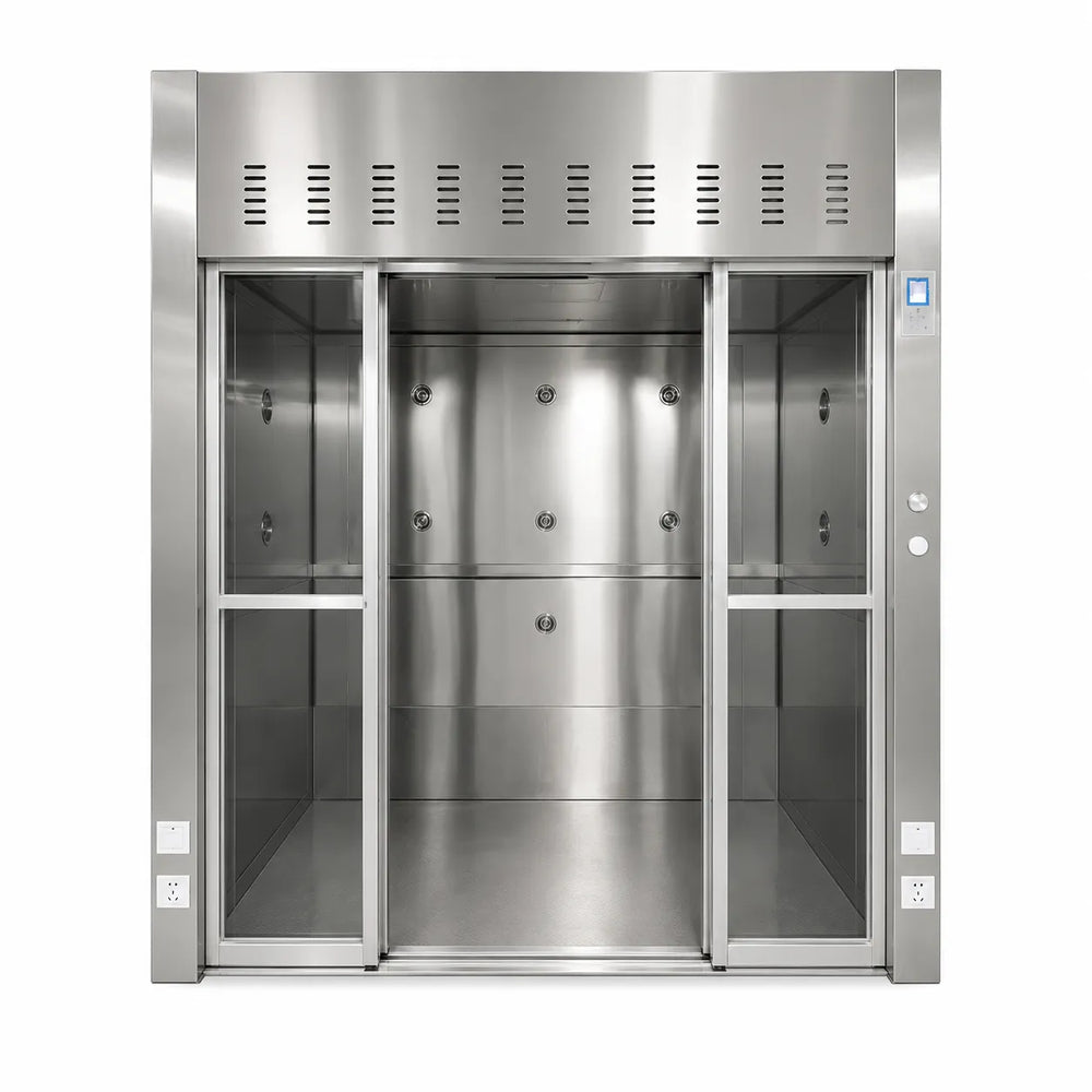 Walk-In Stainless Steel Air Shower Booth for Cleanrooms