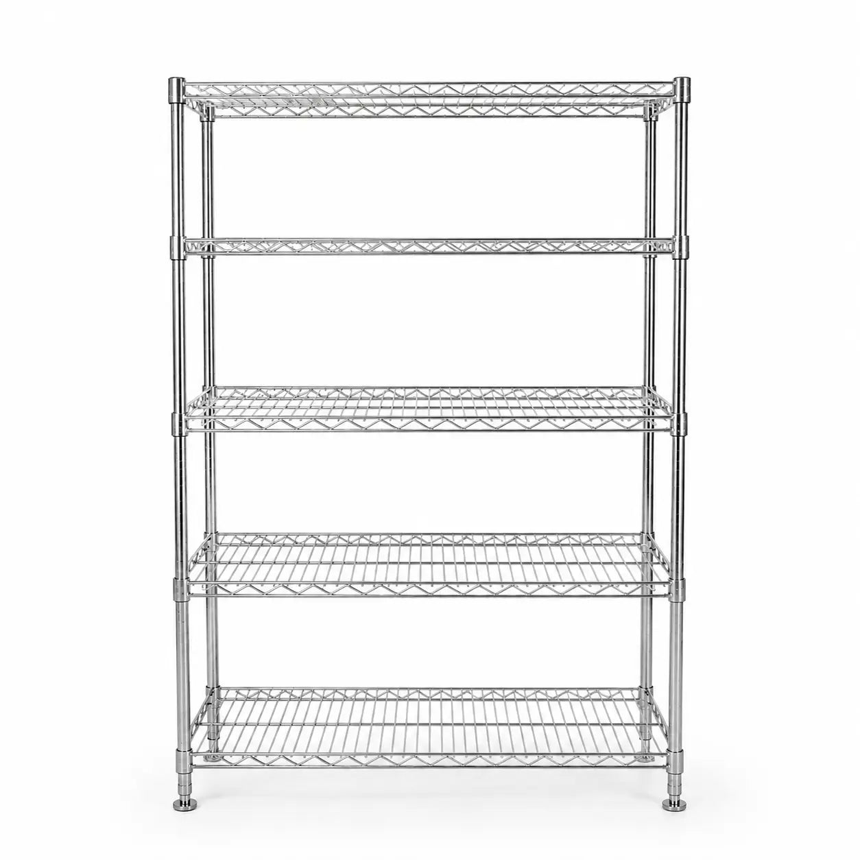 Wire shelf rack for airflow and visibility
